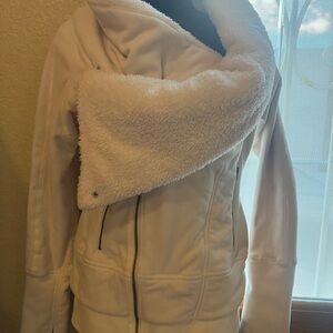 Lululemon Athletica White Teddy Jacket
